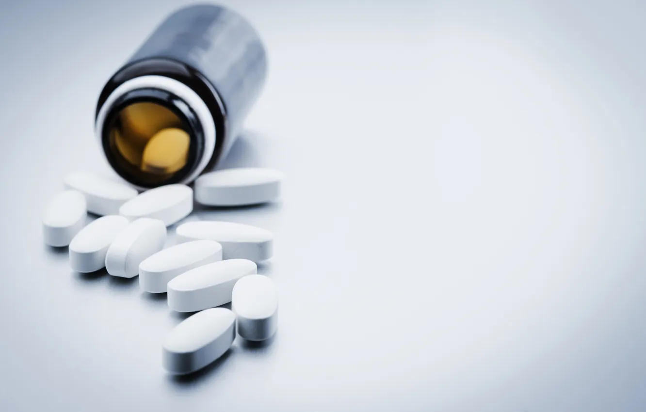 Photo wallpaper bottle, medicine, drugs