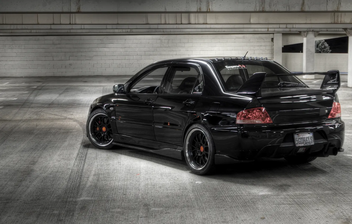 Photo wallpaper mitsubishi, lancer, evolution