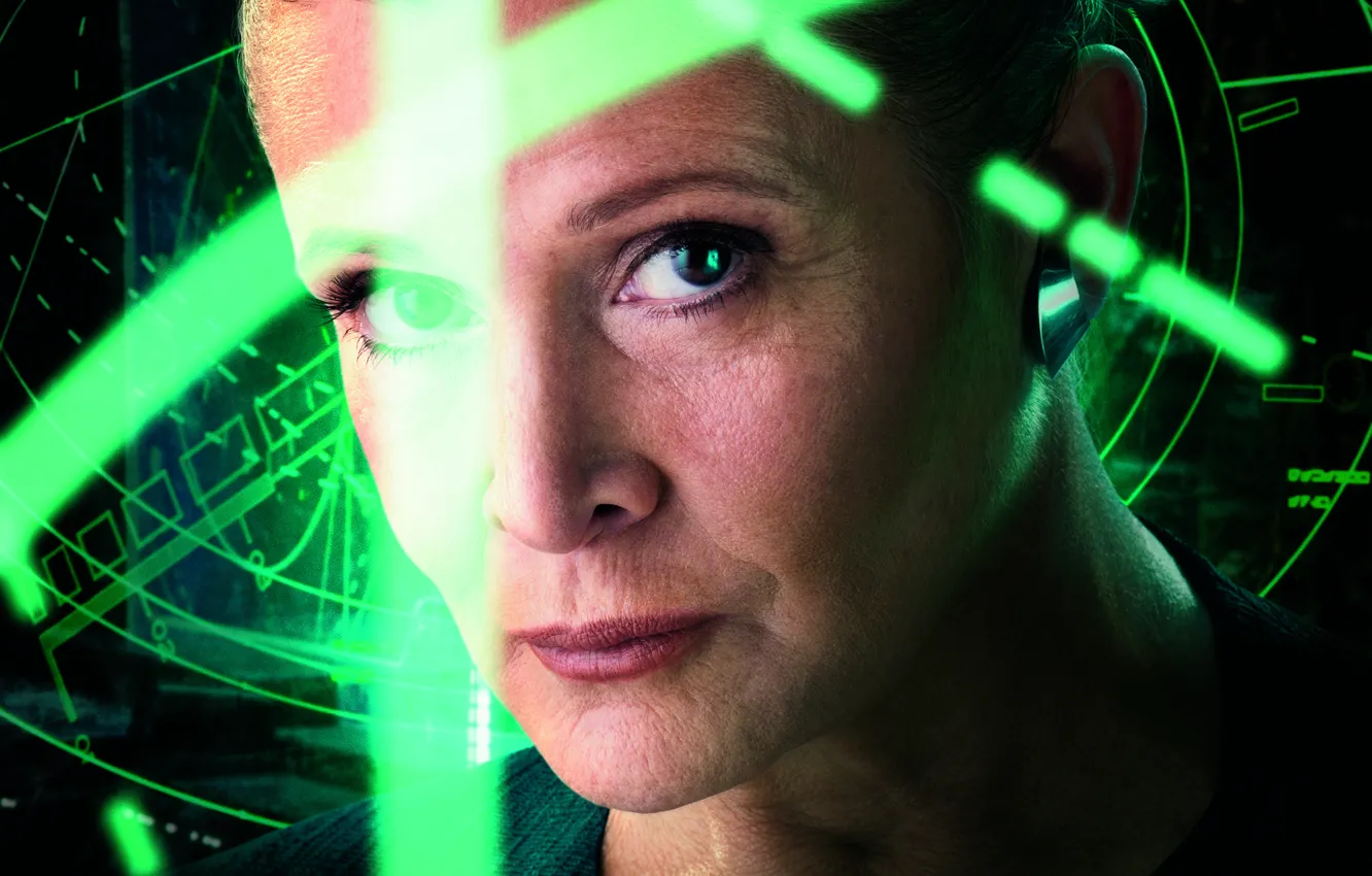 Photo wallpaper Star Wars, Light, Action, Fantasy, Queen, Female, The, Eyes