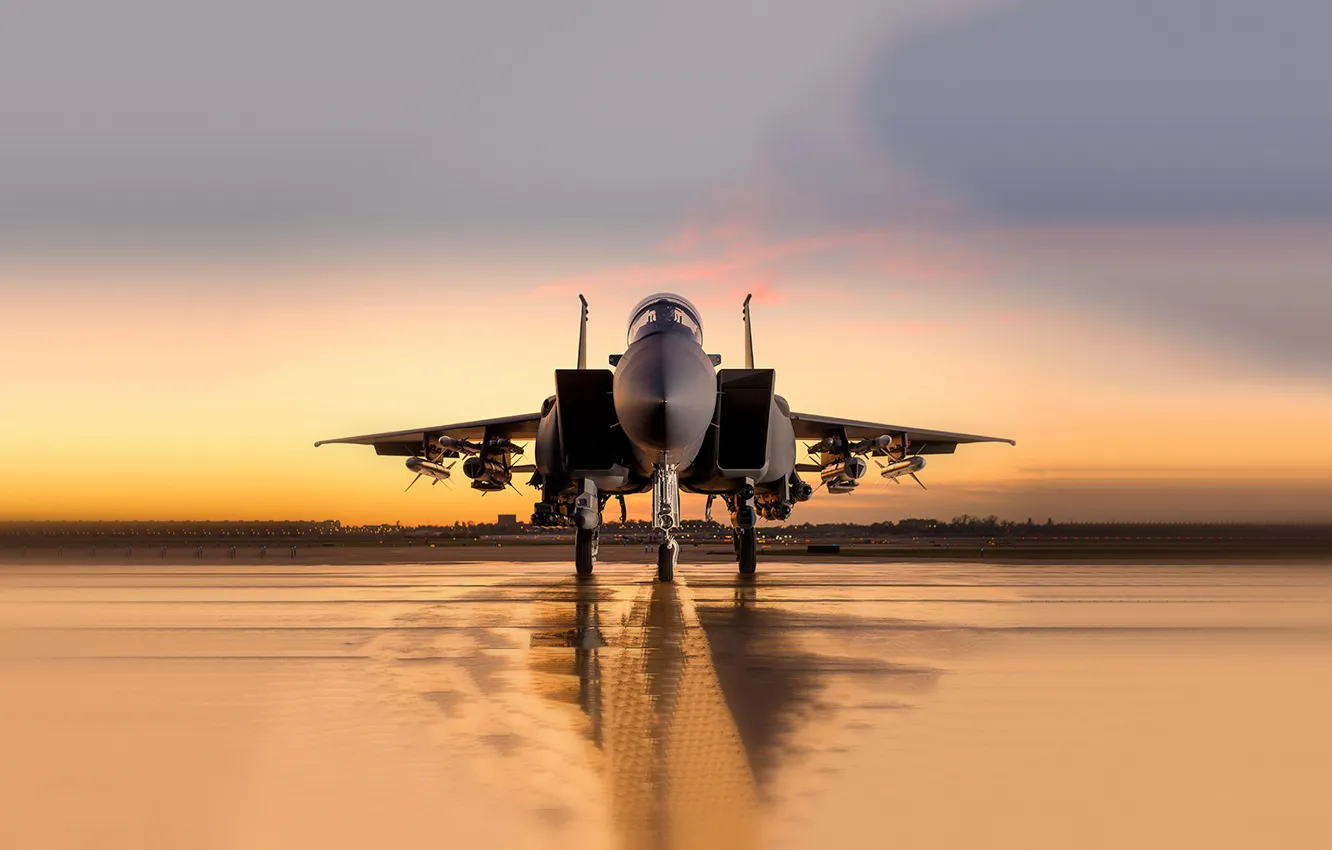 Photo wallpaper background, fighter, McDonnell Douglas, F-15SA