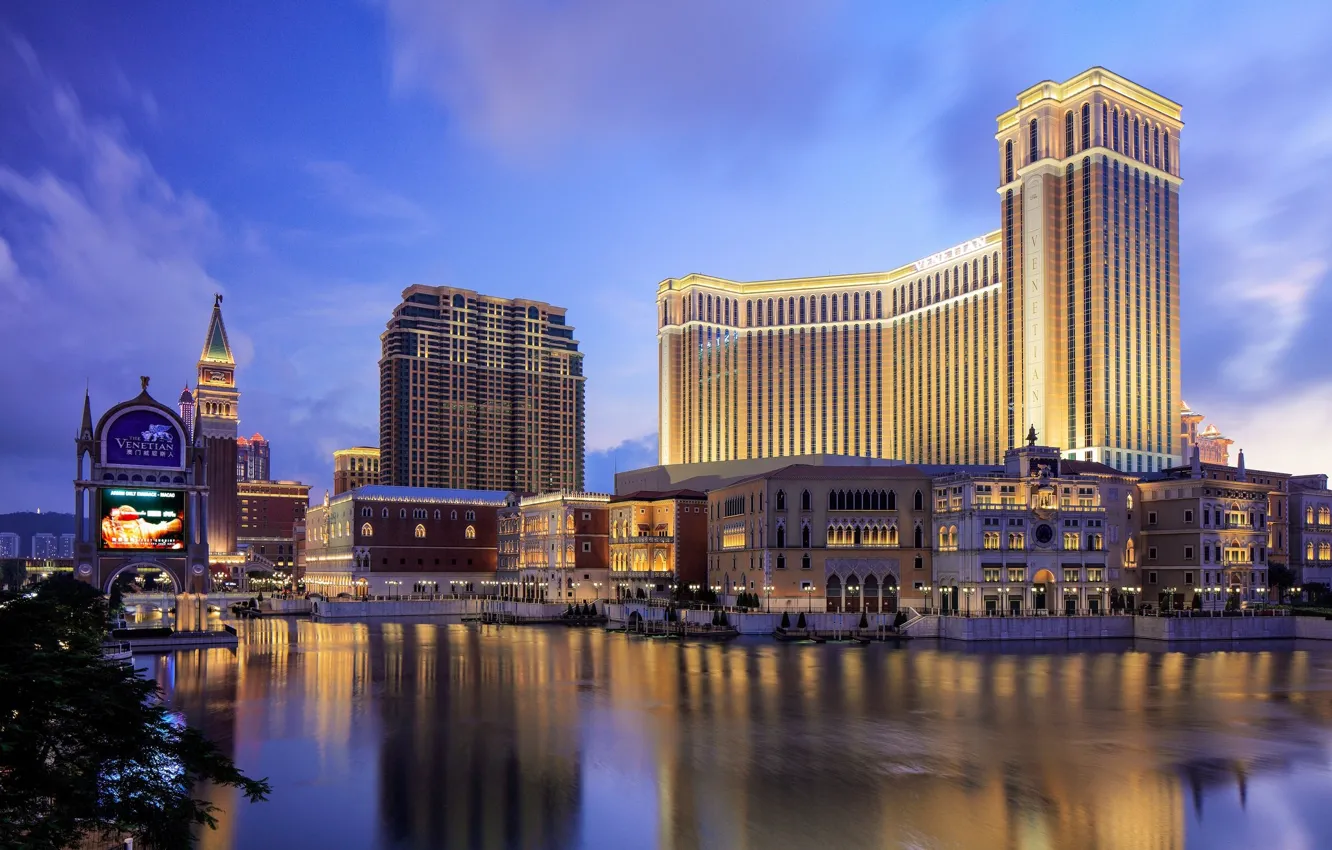Photo wallpaper the city, day, China, Macau