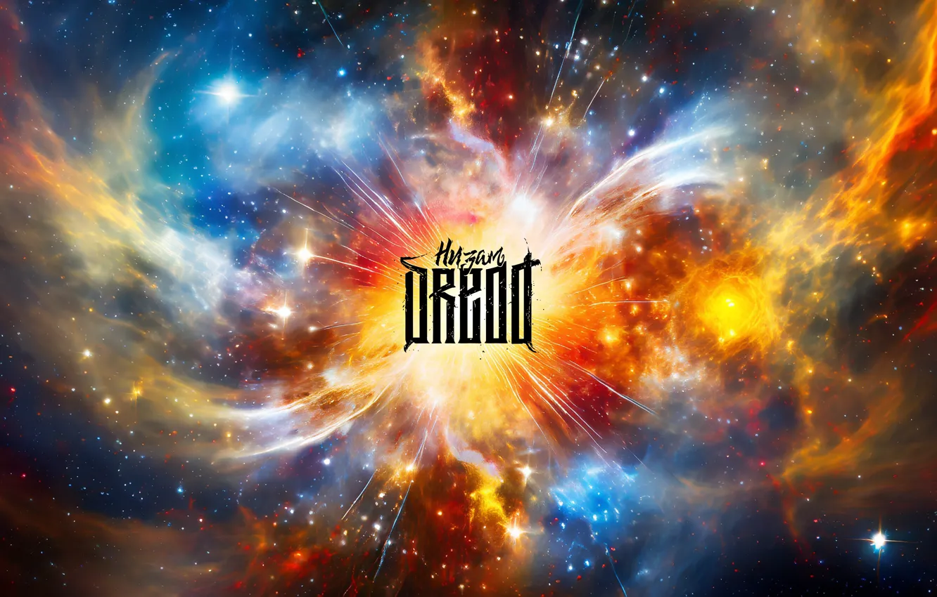 Photo wallpaper space, logo, Galaxy, Singularity, univerce, Nizam DRedd