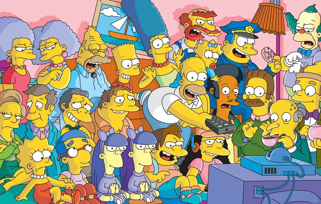 Photo wallpaper The simpsons, The Simpsons, Homer Simpson, Springfield
