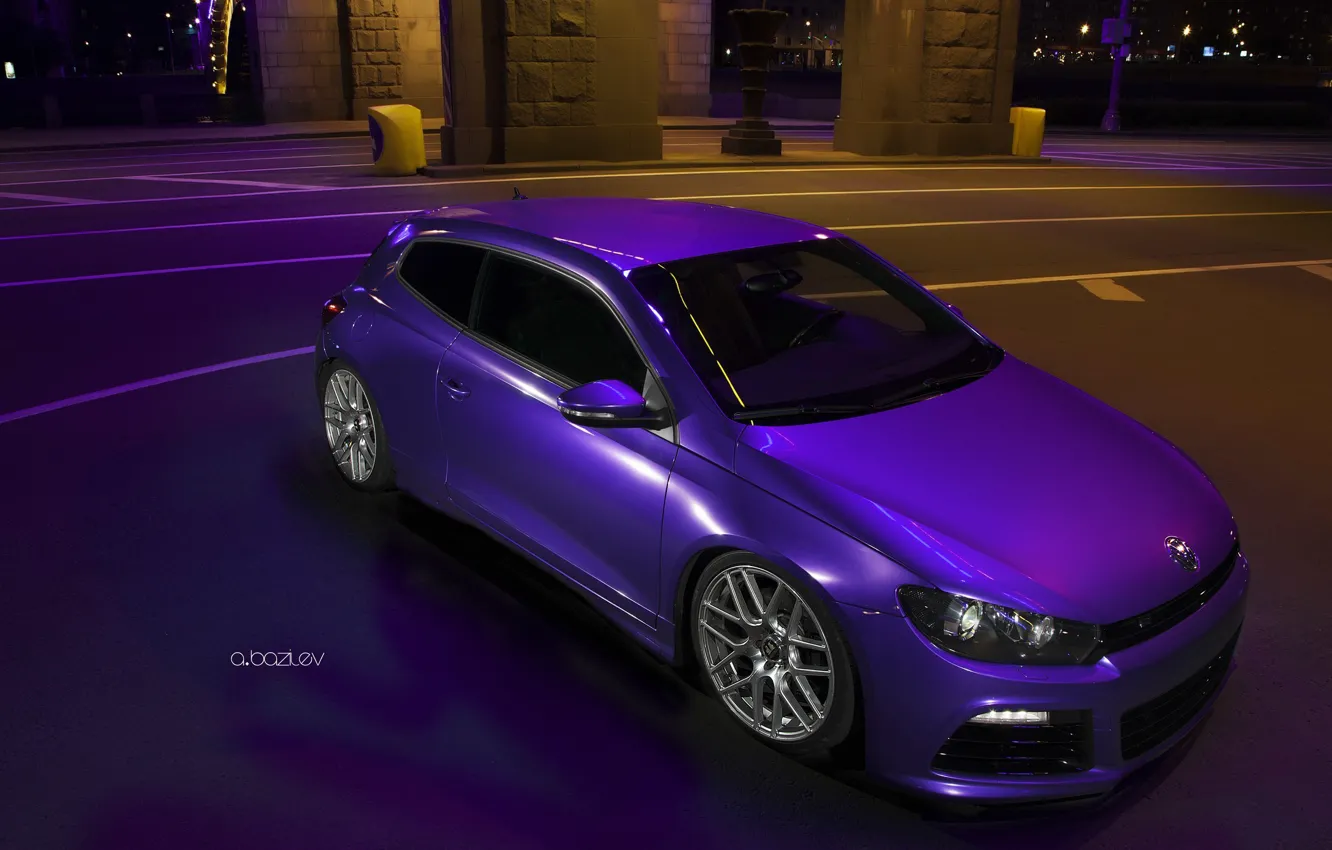 Photo wallpaper machine, purple, Volkswagen, photographer, auto, photography, photographer, Alex Bazilev