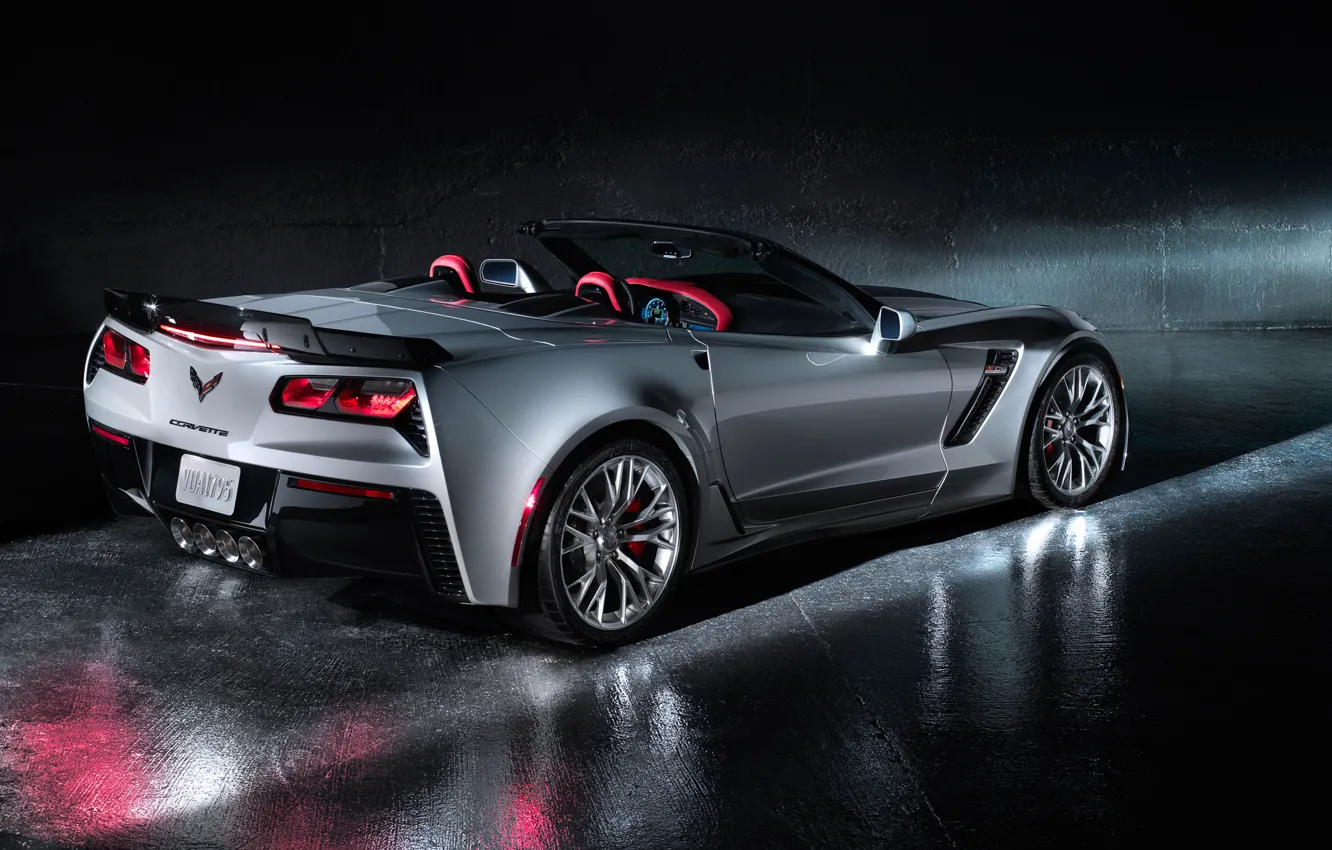 Photo wallpaper car, Chevrolet, Corvette, Convertible, The Corvette Z06