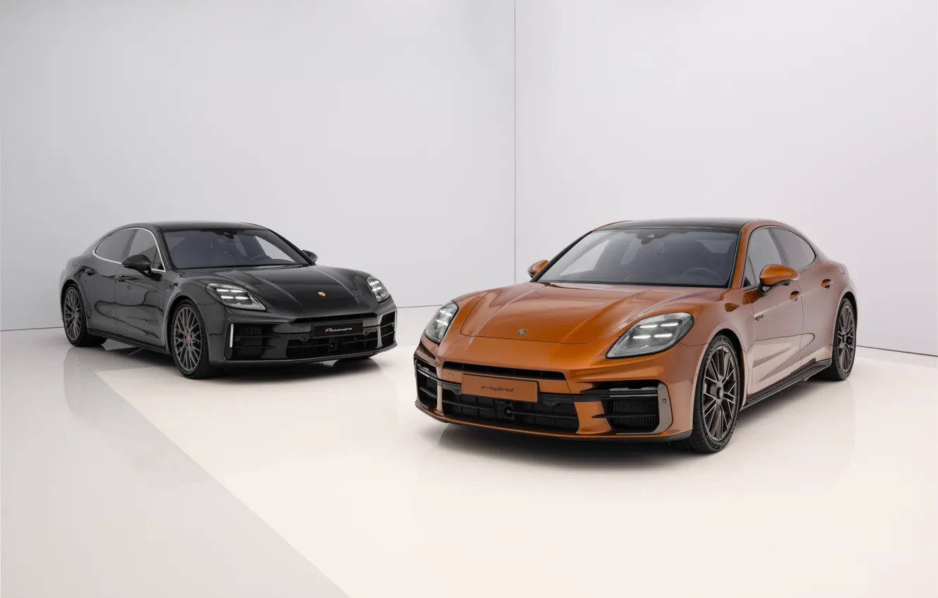Photo wallpaper Porsche, Panamera, cars, Porsche Panamera Turbo E-Hybrid, Porsche Panamera 4