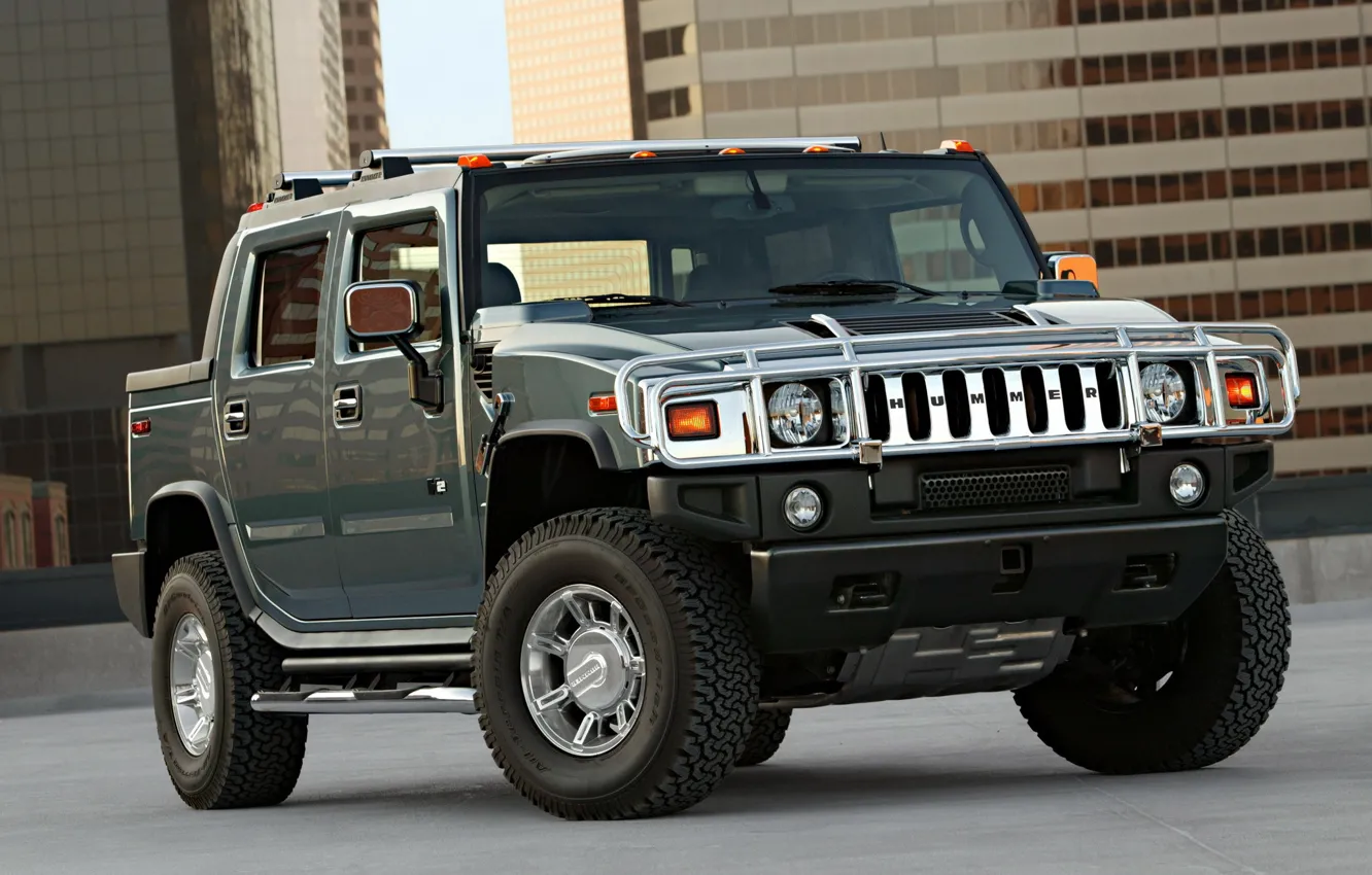 Photo wallpaper auto, Hummer, Jeep