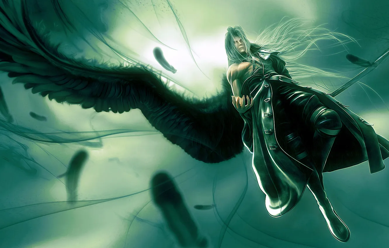 Photo wallpaper flight, wings, MAG, Sephiroth tribute