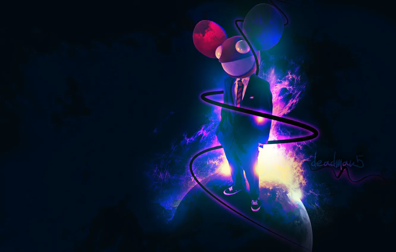 Photo wallpaper Music, Music, Deadmau5, Dead Mouse, Joel Thomas Zimmerman