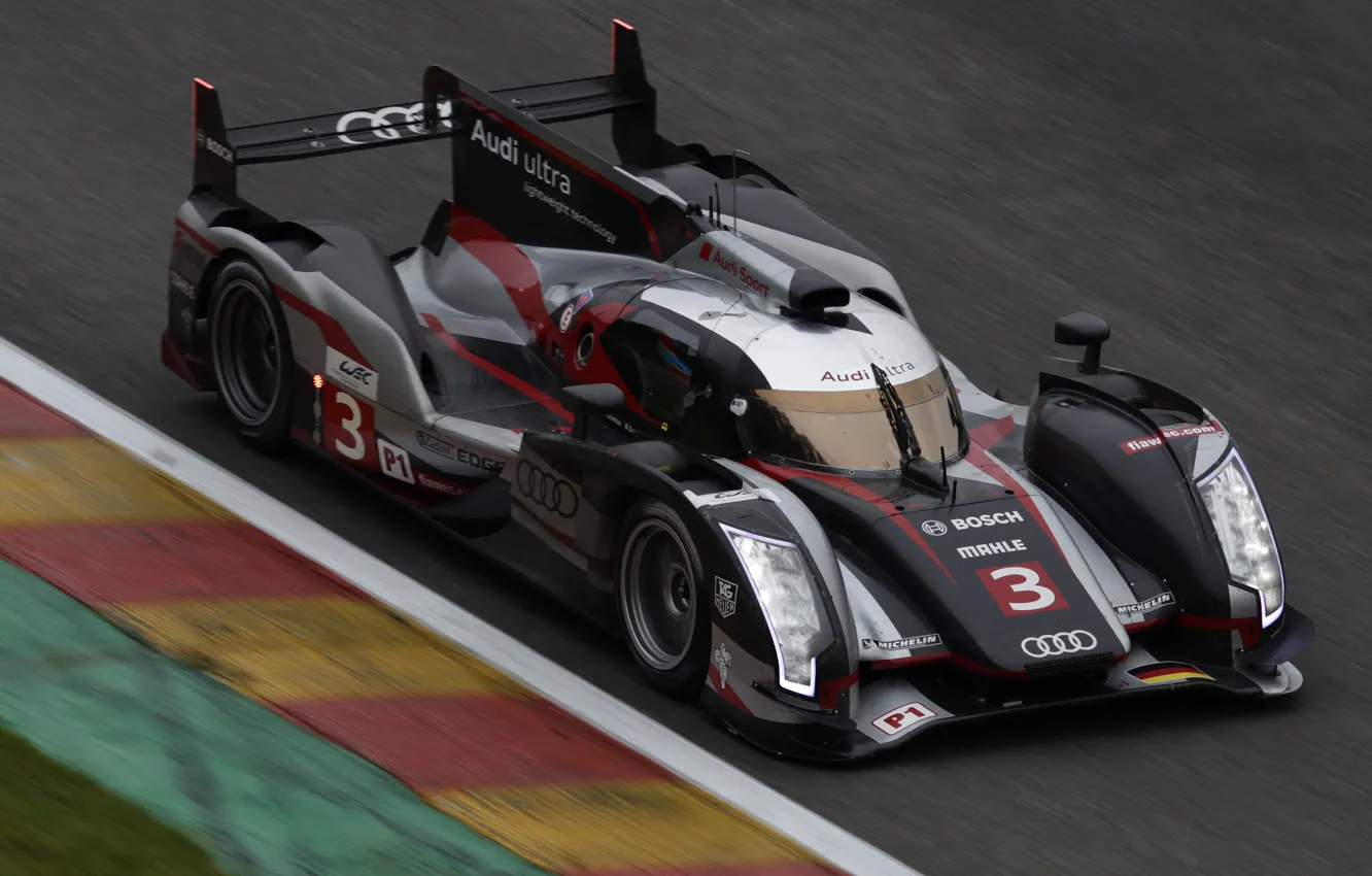 Photo wallpaper Audi, ultra, Sport, spa, R18, WEC