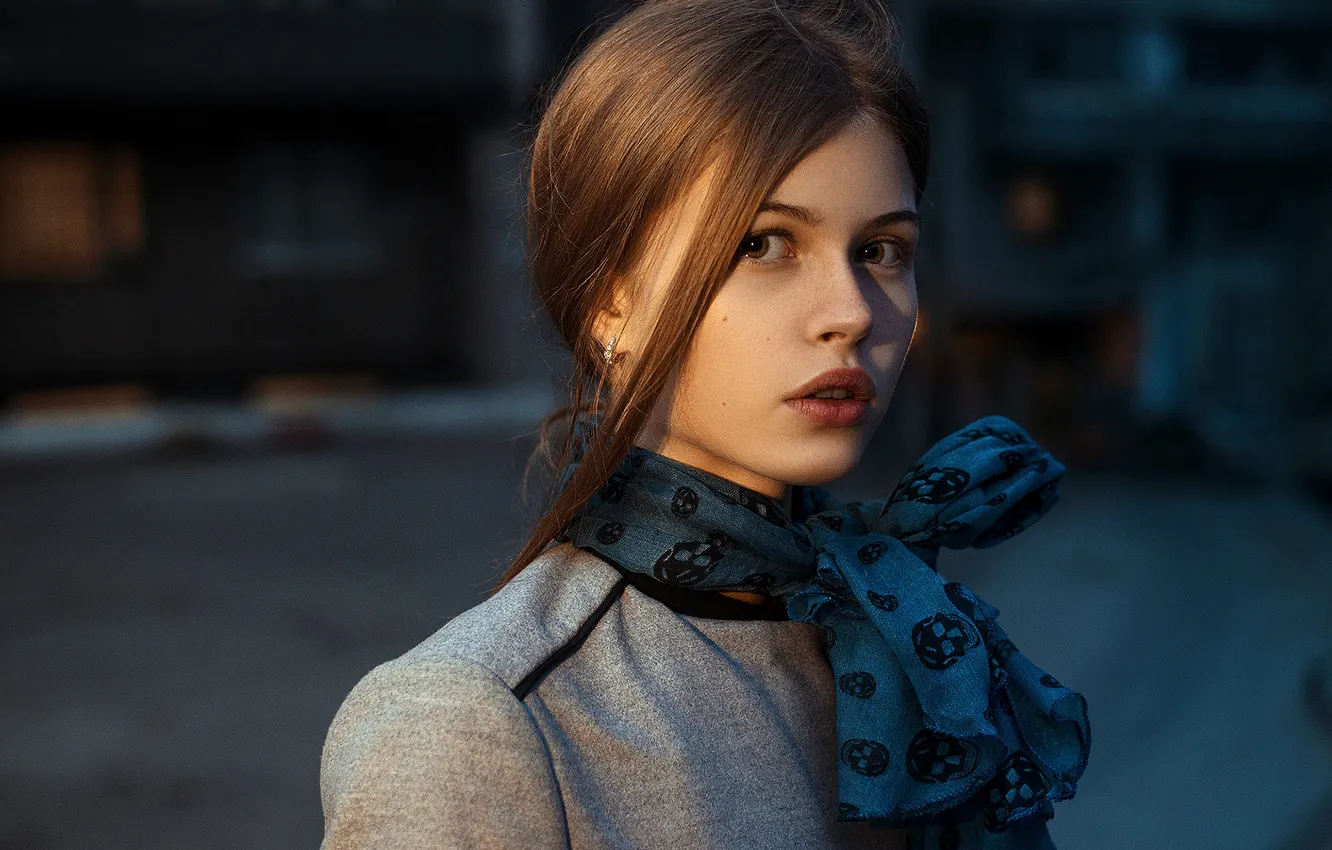 Photo wallpaper look, Nastya, Portrait photography, Dmitry Begma