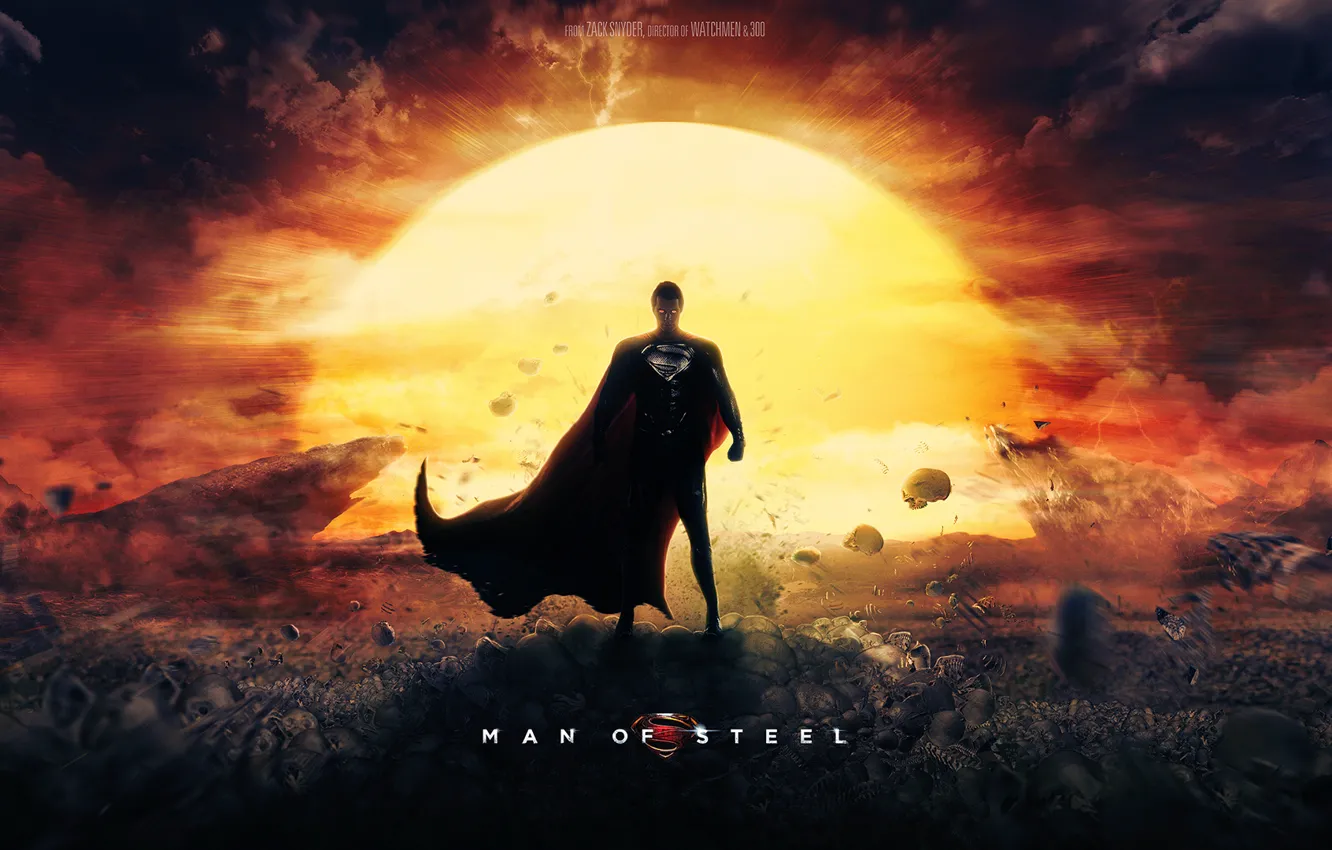 Photo wallpaper Superman, DC Comics, Clark Kent, Man of steel, Man of Steel, Henry Cavill