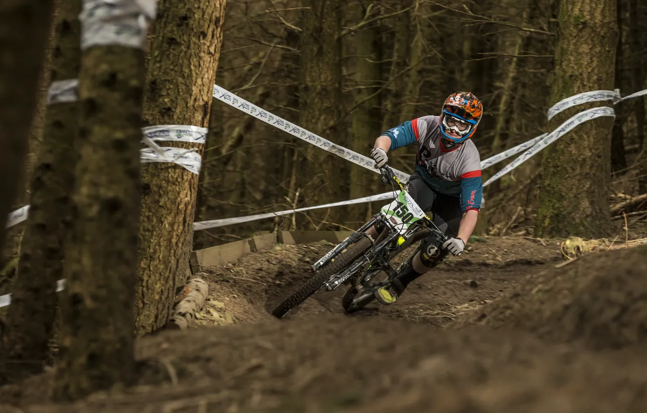 Photo wallpaper bike, race, sport