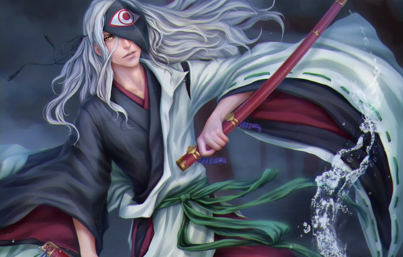 Photo wallpaper look, weapons, magic, guy, gesture, art, Zetsuai89, Noragami