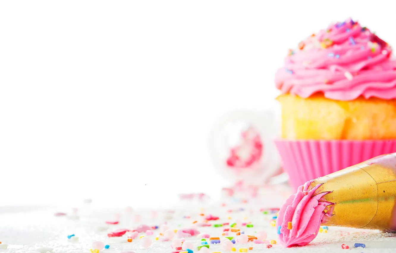 Photo wallpaper cake, cream, dessert