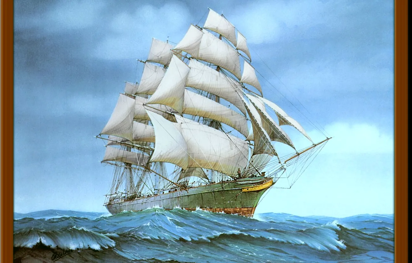 Photo wallpaper artist, Marine painter, Cornelis of Lives
