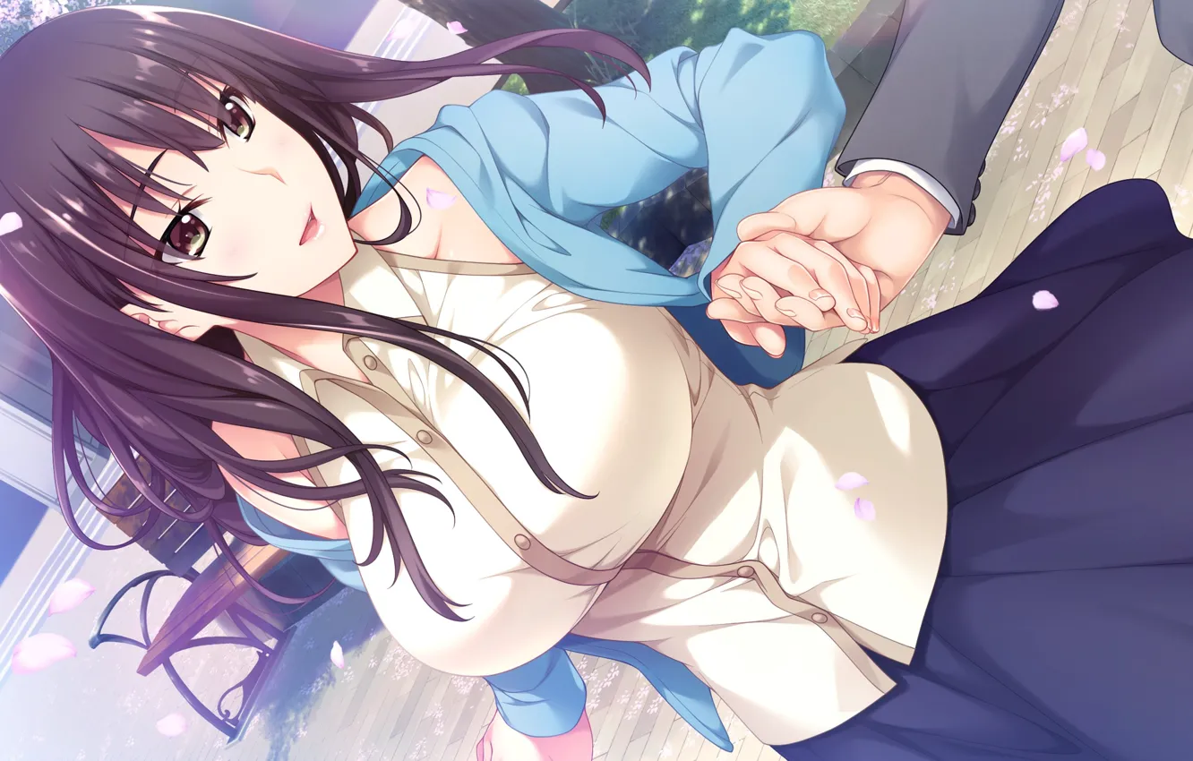 Photo wallpaper girl, anime, art