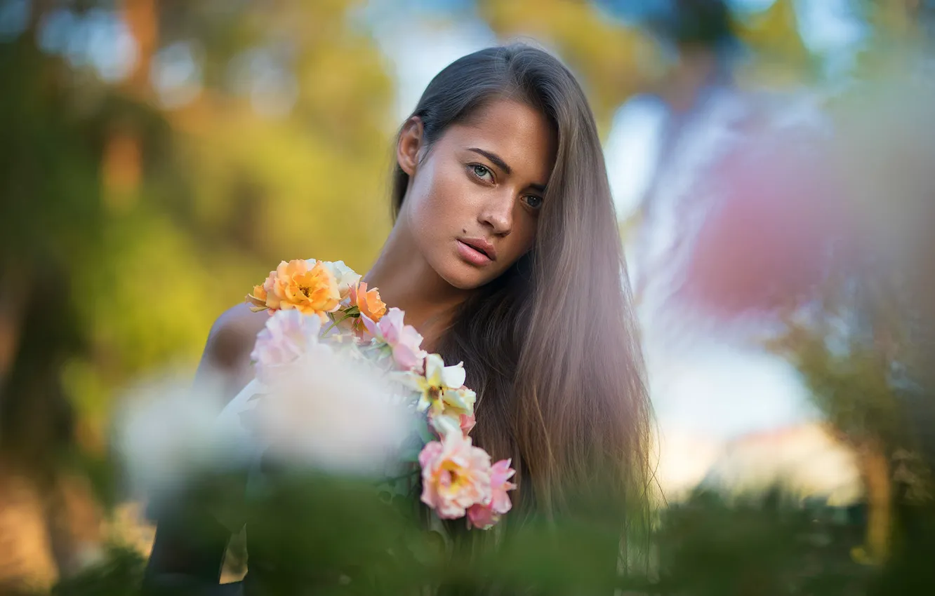 Photo wallpaper mole, sponge, the beauty, Olga, Olya, Dmitry Sn