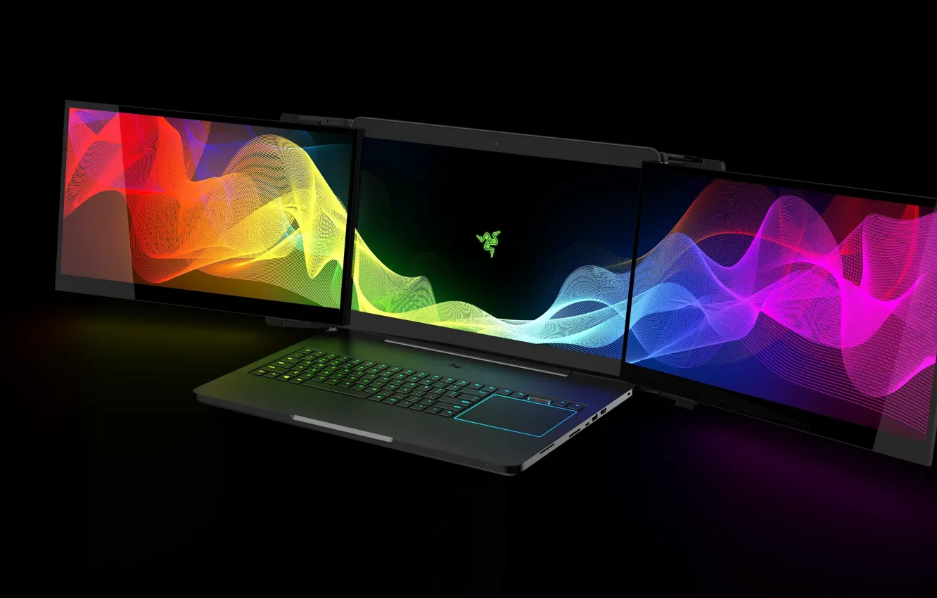 Photo wallpaper Razer, laptop, CES 2017, Razer Project Valerie, Project Valerie