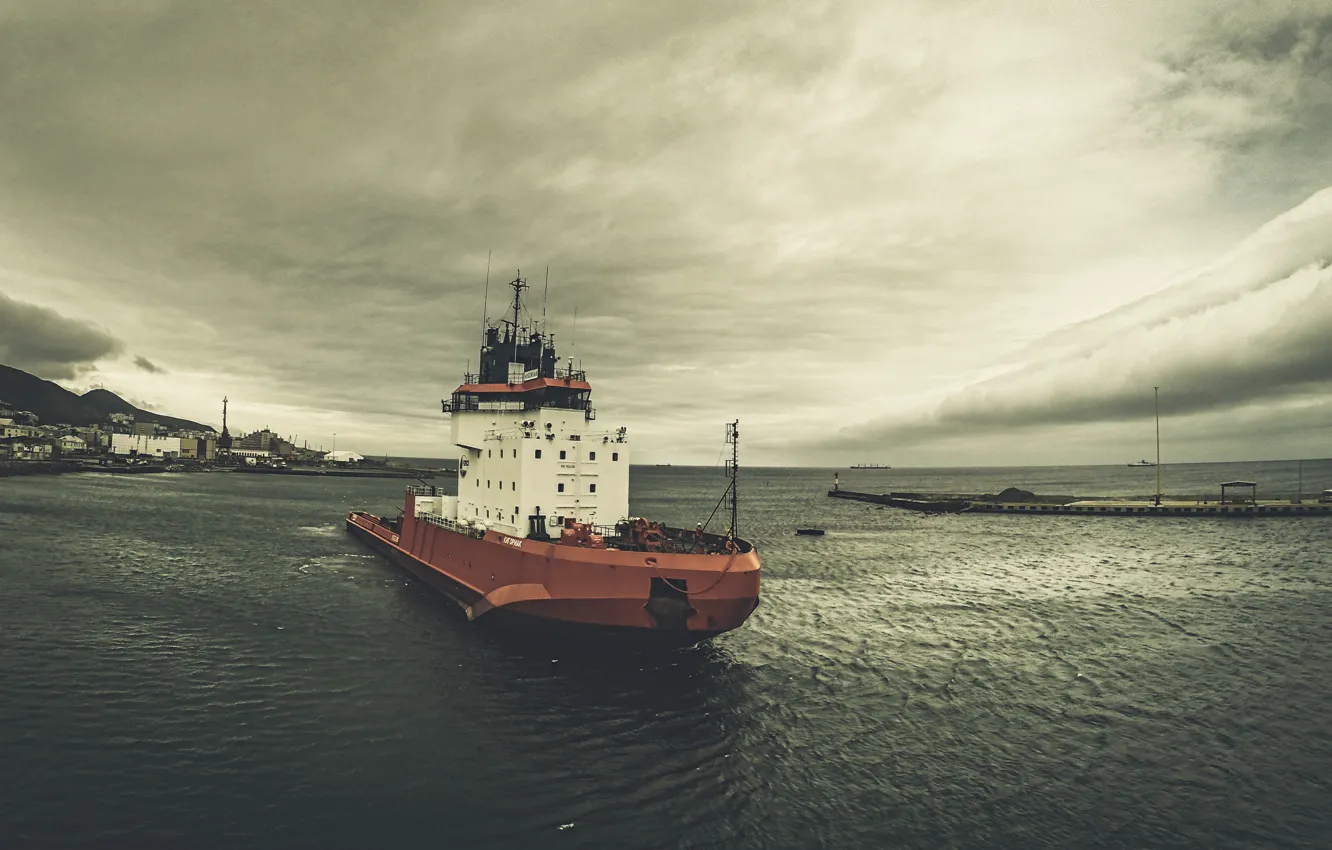 Photo wallpaper The ship, ship, oilandgas, supplyvessel, offshorevessel, anchorhandling, M.Safiullin, femco