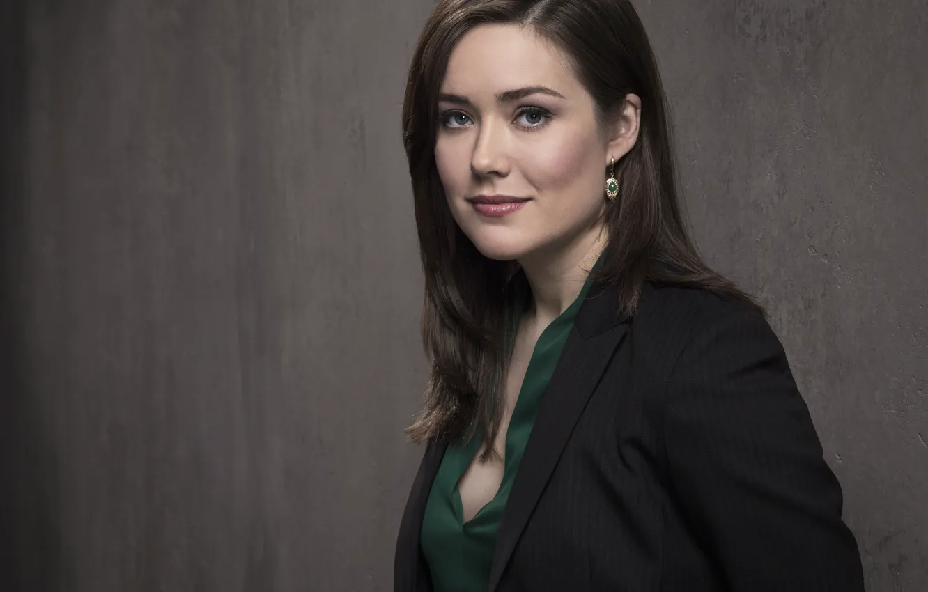 Photo wallpaper girl, pose, background, makeup, actress, hair, Megan Boone, Megan Boone