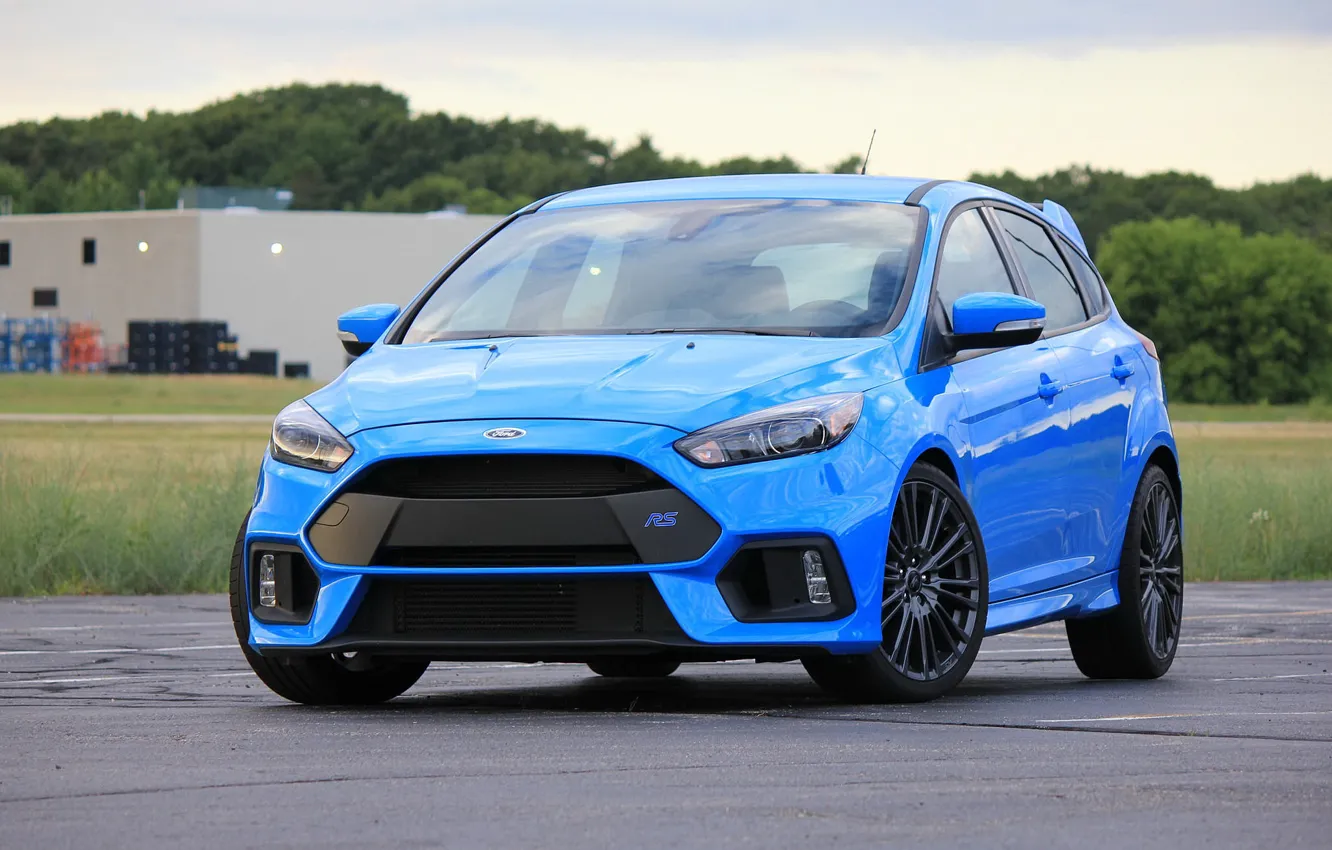 Photo wallpaper Ford, wheels, Focus, black