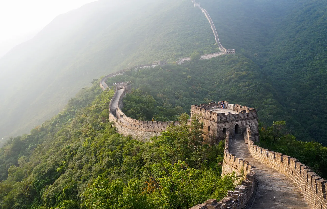 Photo wallpaper landscape, Beijing, Mutianyu Great Wall