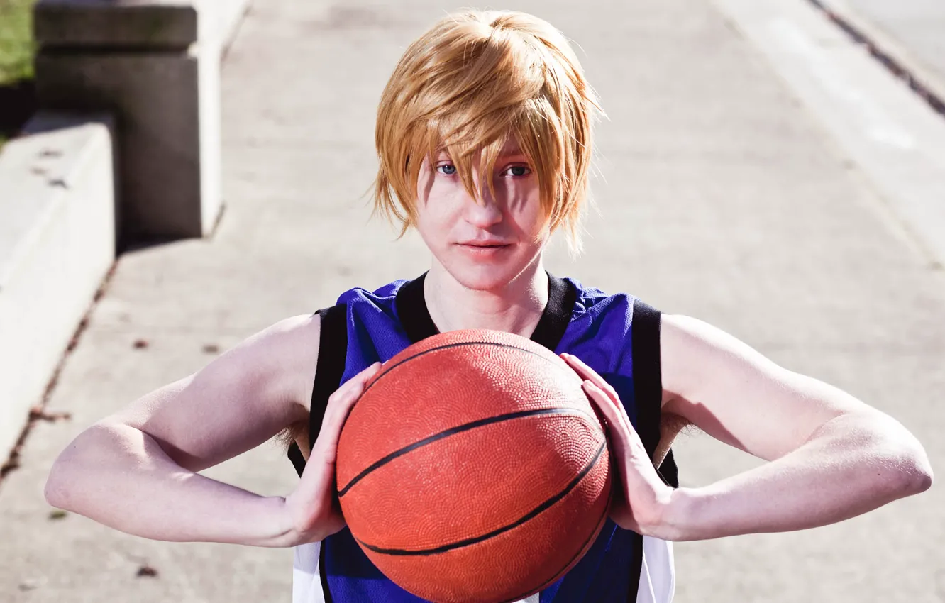 Photo wallpaper the game, the ball, Basketball, guy