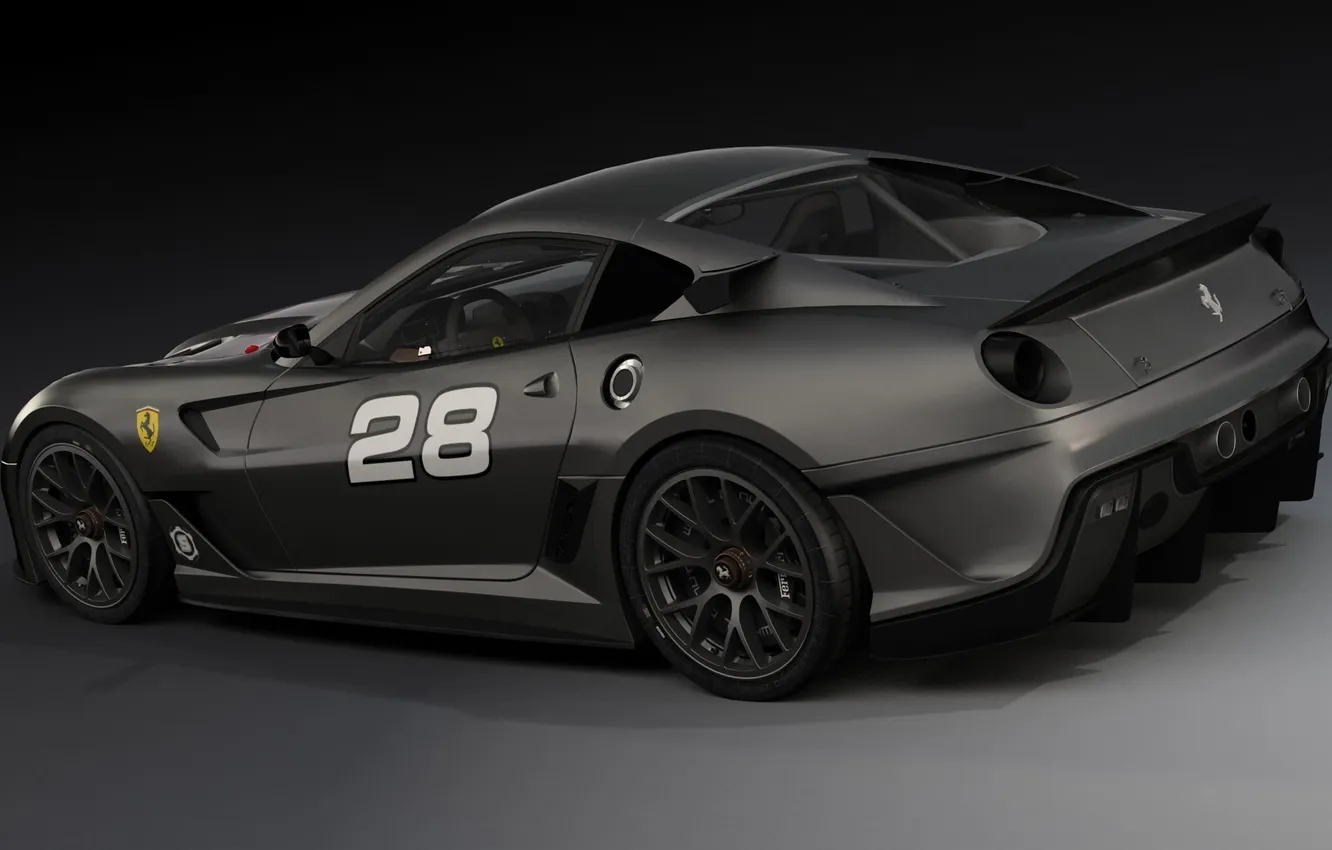 Photo wallpaper 599XX, Rear, jons