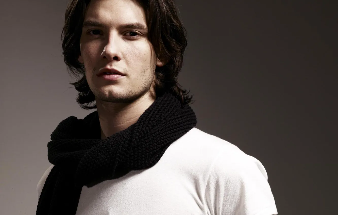 Photo wallpaper scarf, actor, male, Ben Barnes, Ben Barnes