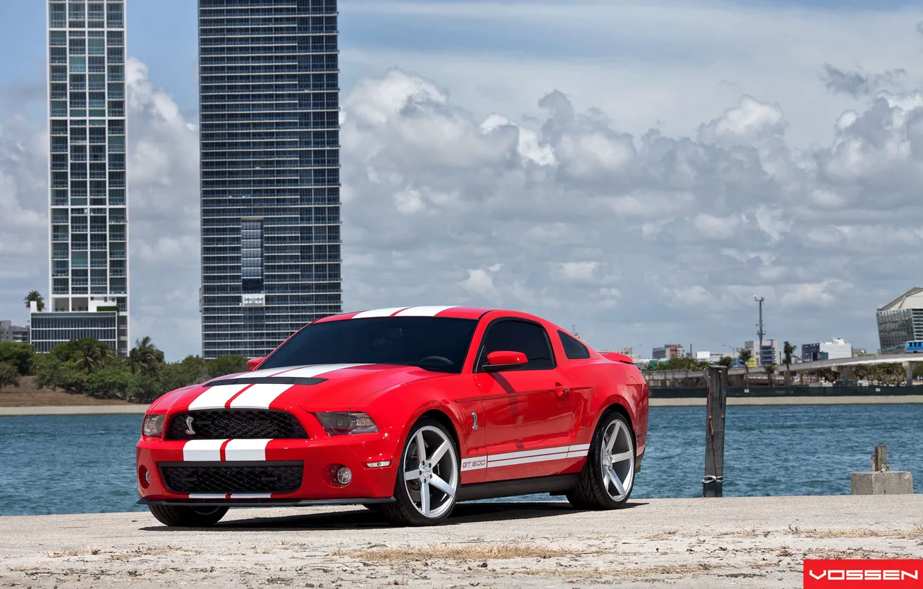 Photo wallpaper machine, auto, GT500, ford, shelby, Ford, cobra