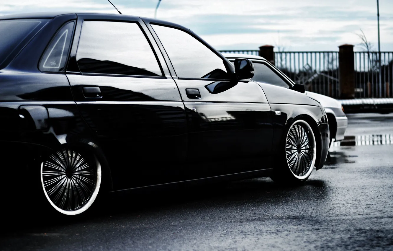 Photo wallpaper Lada, Lada, Priora, stance, Vaz, Prior, 2170, 2115