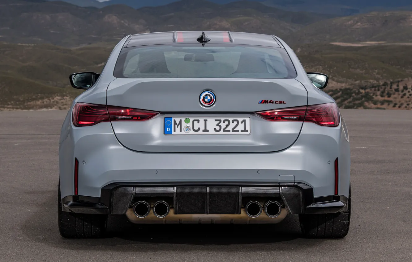 Photo wallpaper rear view, Coupe, CSL, BMW M4
