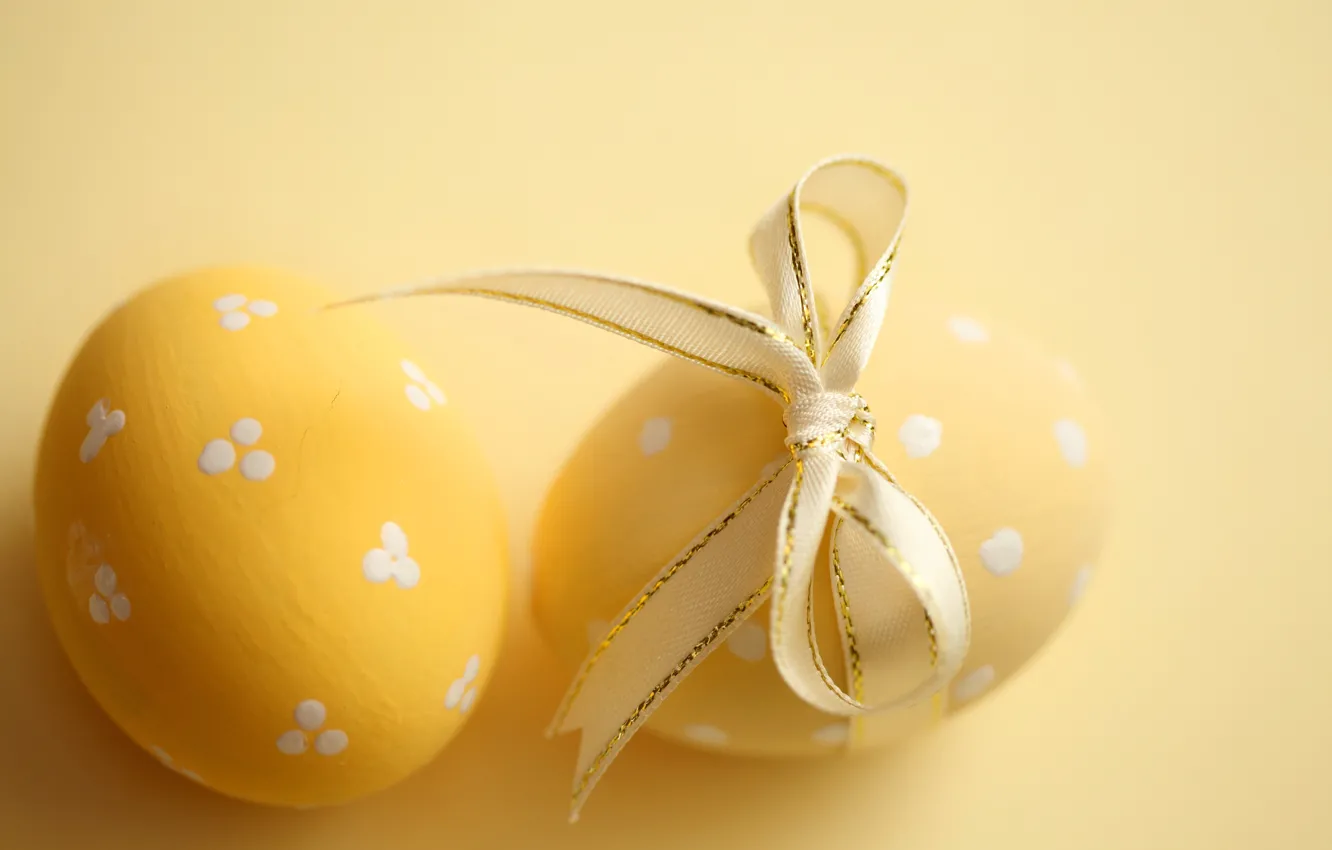 Photo wallpaper Easter, tape, pink, spring, Easter, eggs, decoration, Happy