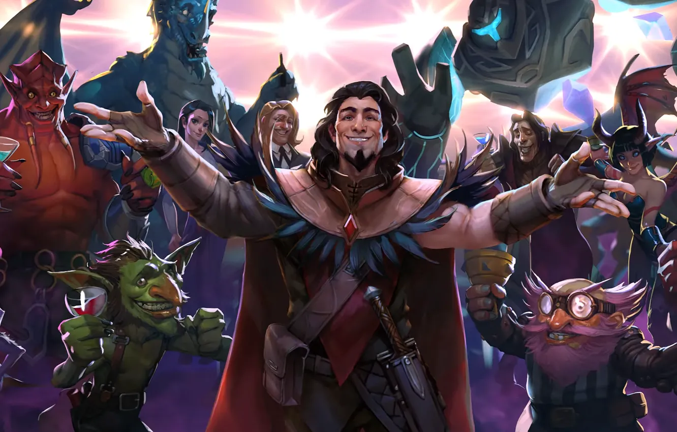 Photo wallpaper War Craft, WoW, Hearthstone, Mediv, Karazhan