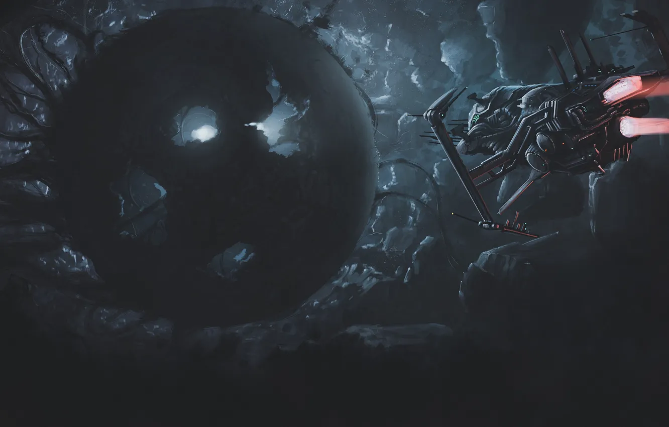 Photo wallpaper ship, science fiction, dead, Dead Matter, fiction, Dead Planet, Transport & Vehicles, Battleship