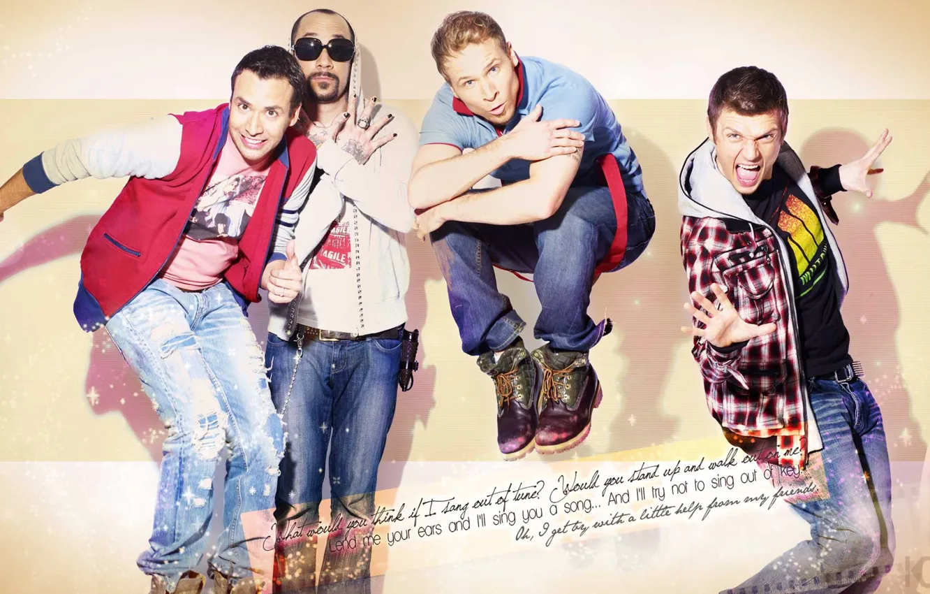 Photo wallpaper music, group, Backstreet Boys, Nick Carter, Brian Littrell, Howie D., A. J. McLean