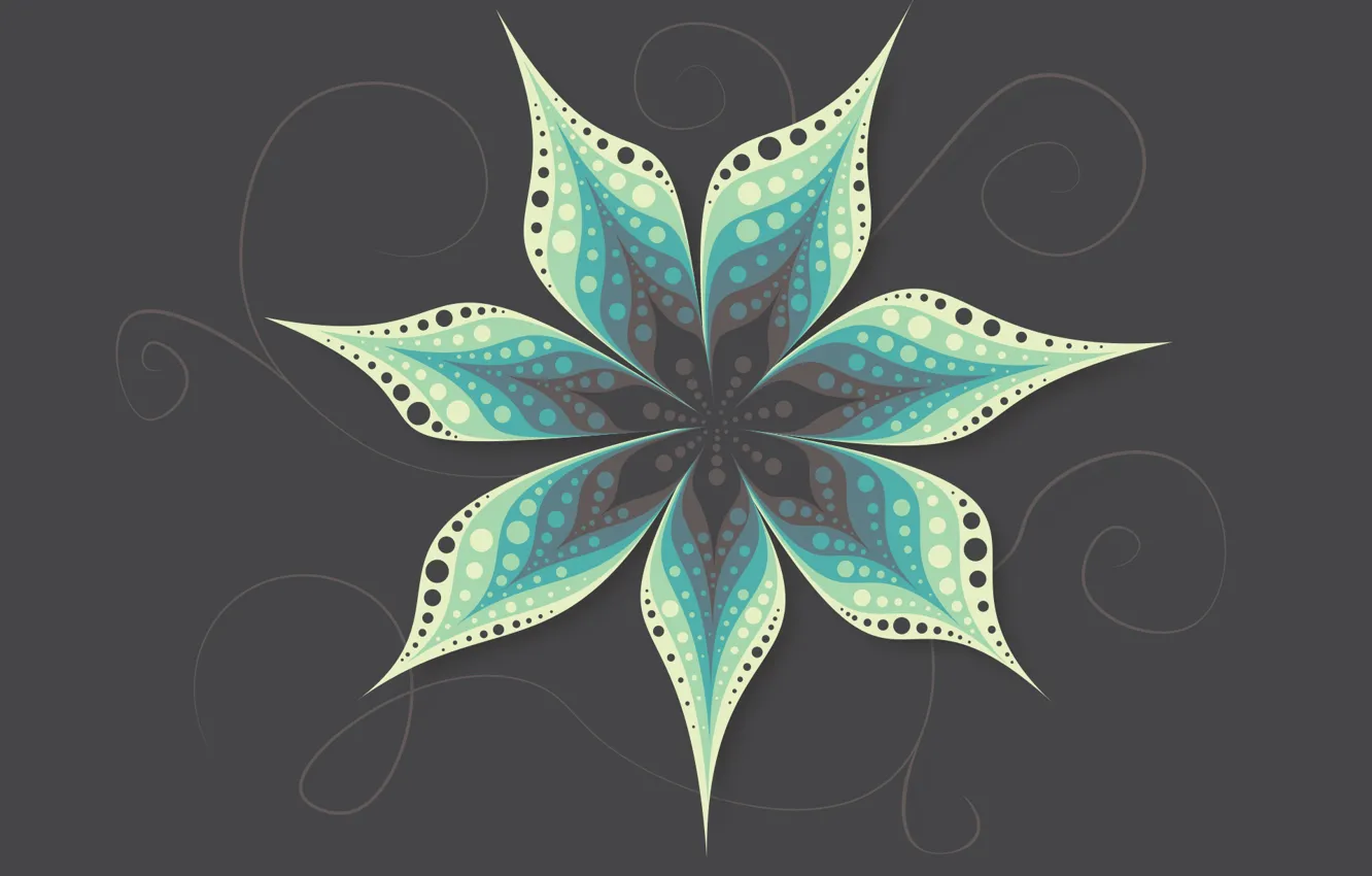 Photo wallpaper flowers, green, background, texture