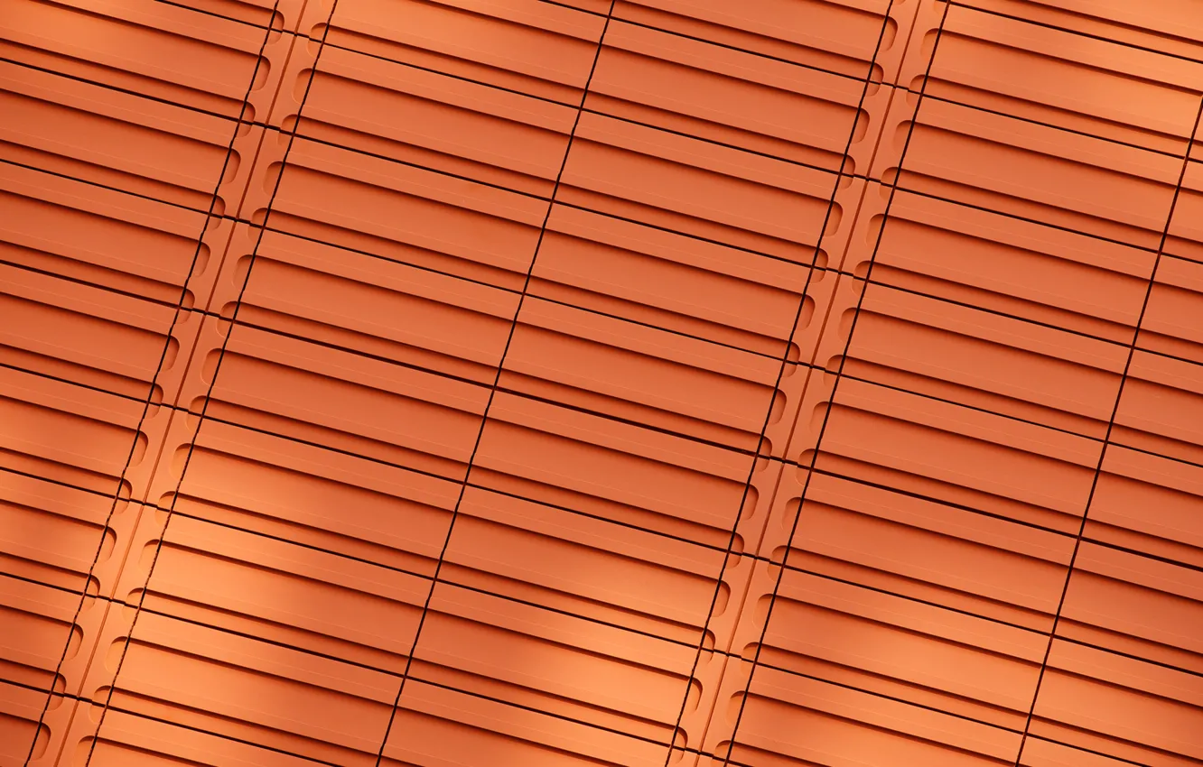 Photo wallpaper red, pattern, lines, roof