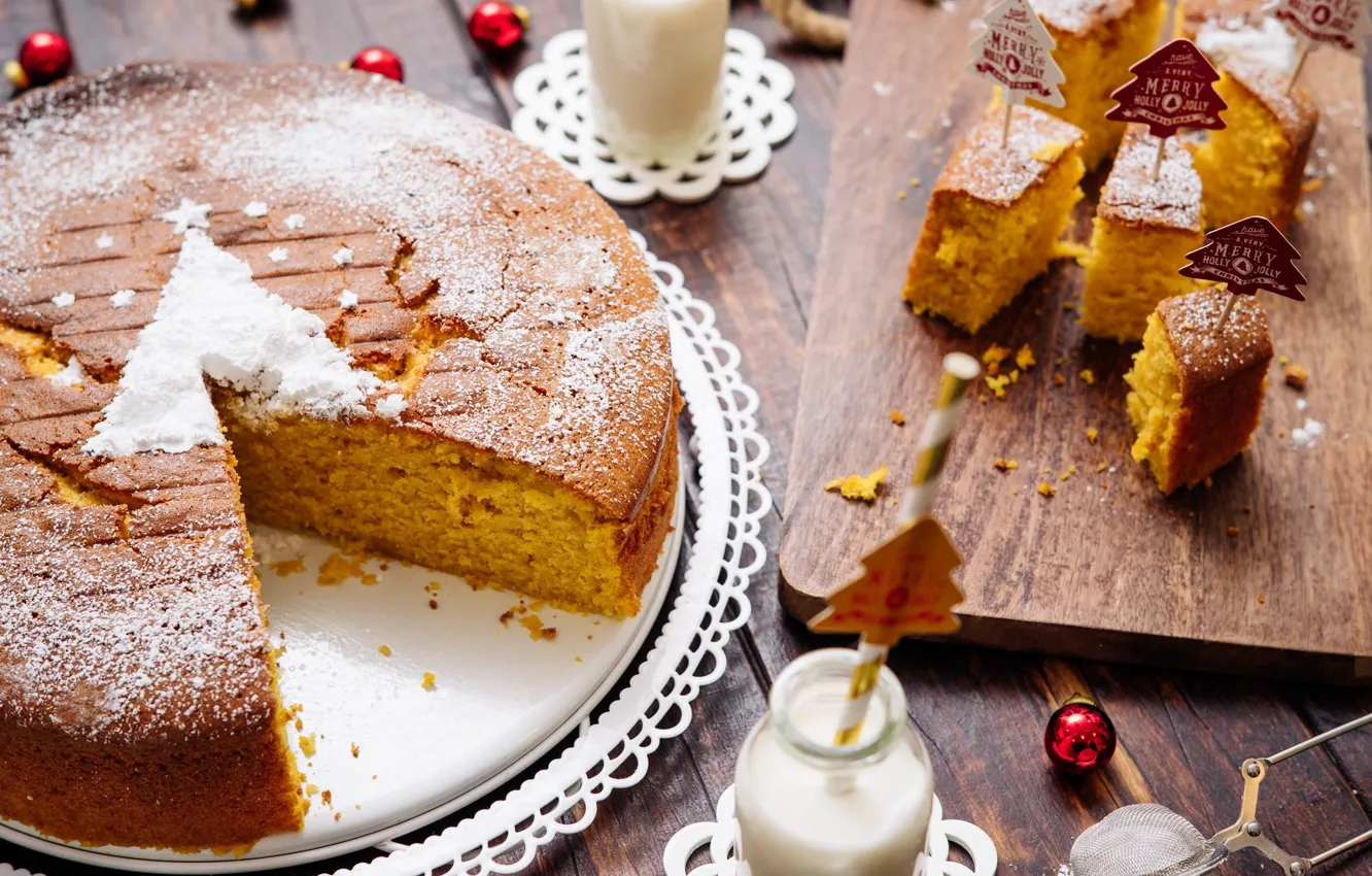 Photo wallpaper pie, dessert, cakes