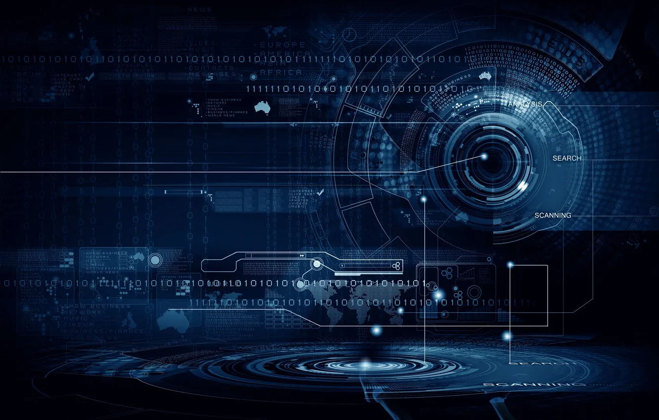 Photo wallpaper digital, hi-tech, Electronic, Global, futuristic, information, INNOVATION