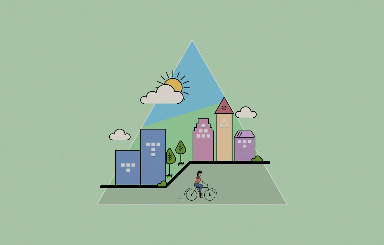 Photo wallpaper summer, the city, street, home, design, flat