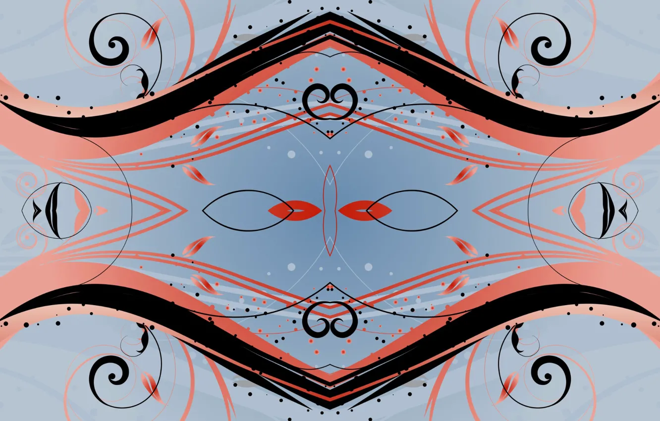 Photo wallpaper line, patterns, symmetry