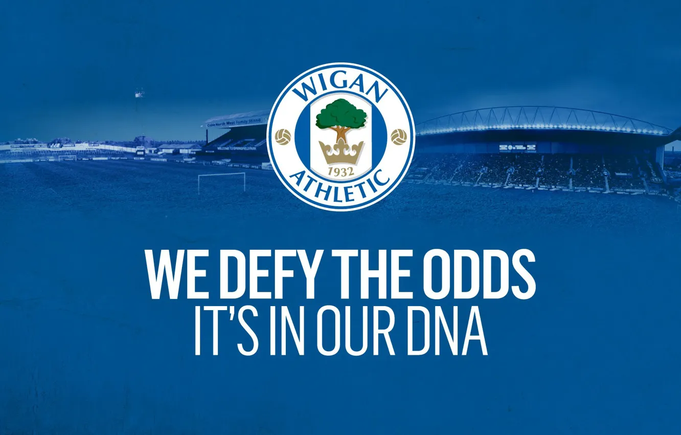 Photo wallpaper wallpaper, logo, football, Sport, Wigan Athletic