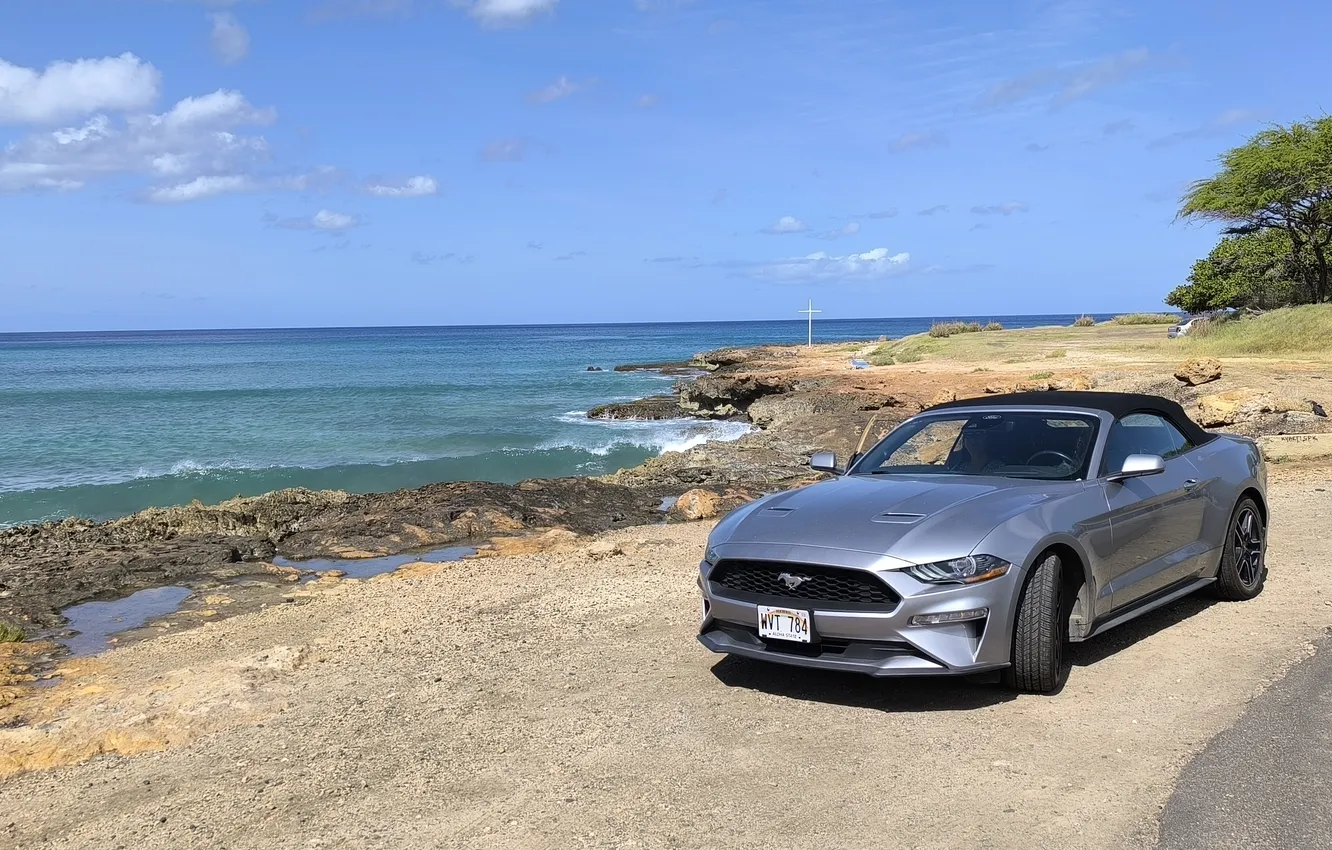 Photo wallpaper Mustang, Ford, Hawaii