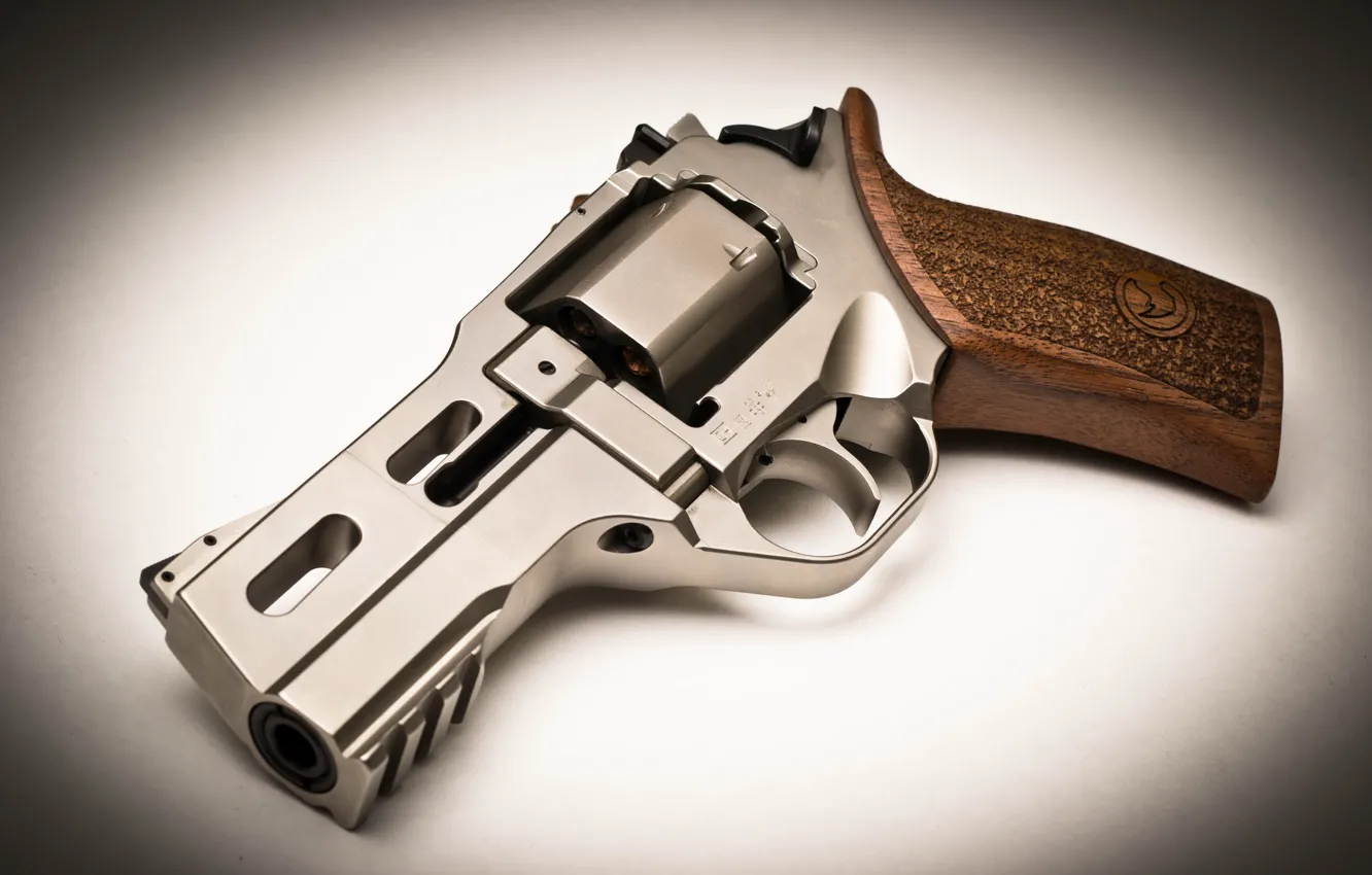 Photo wallpaper weapons, background, revolver