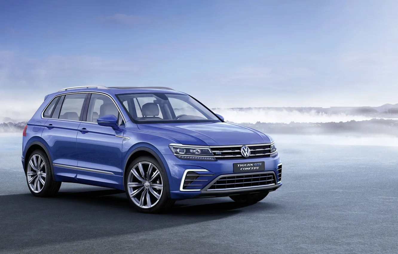 Photo wallpaper Volkswagen, the concept, Volkswagen, GTE, Tiguan, 2015, Tiguan, Concpt 2015