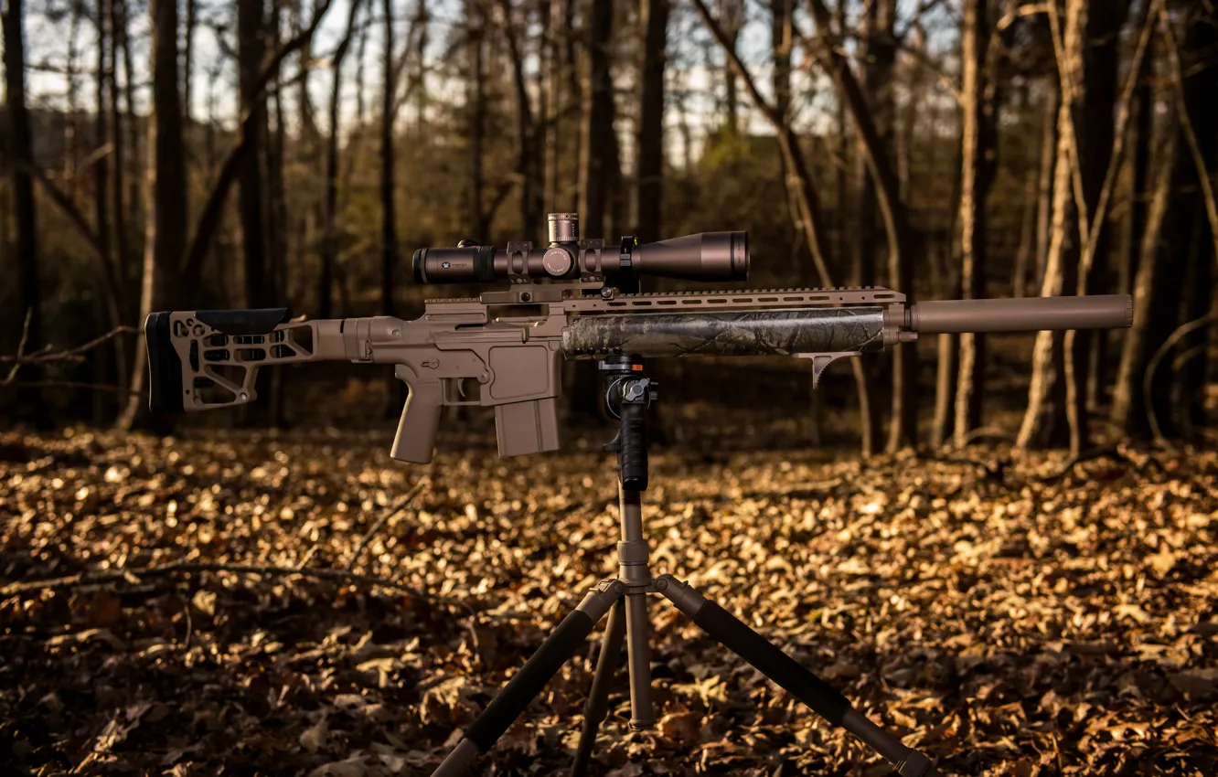 Photo wallpaper background, optics, sniper rifle, MK36H