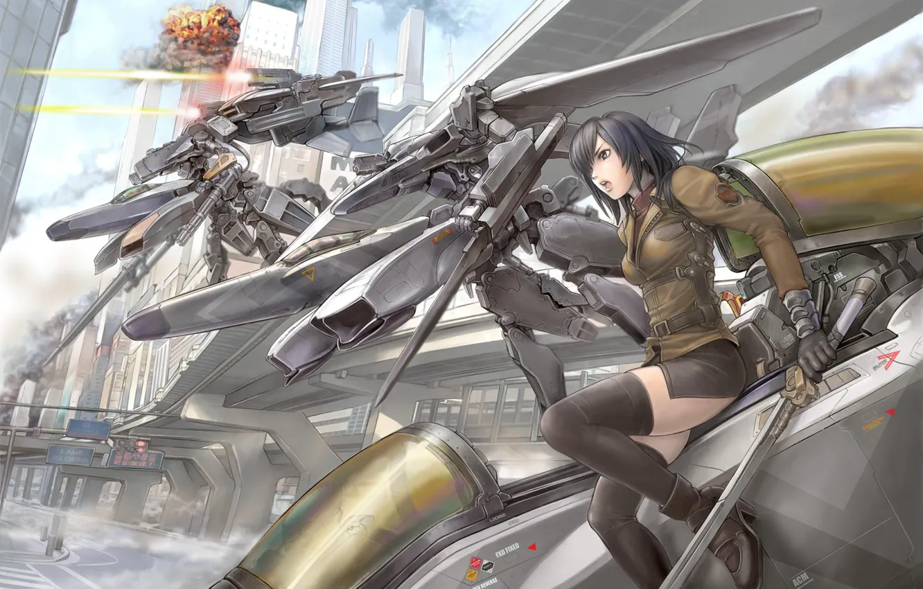 Photo wallpaper war, Aunt, fur