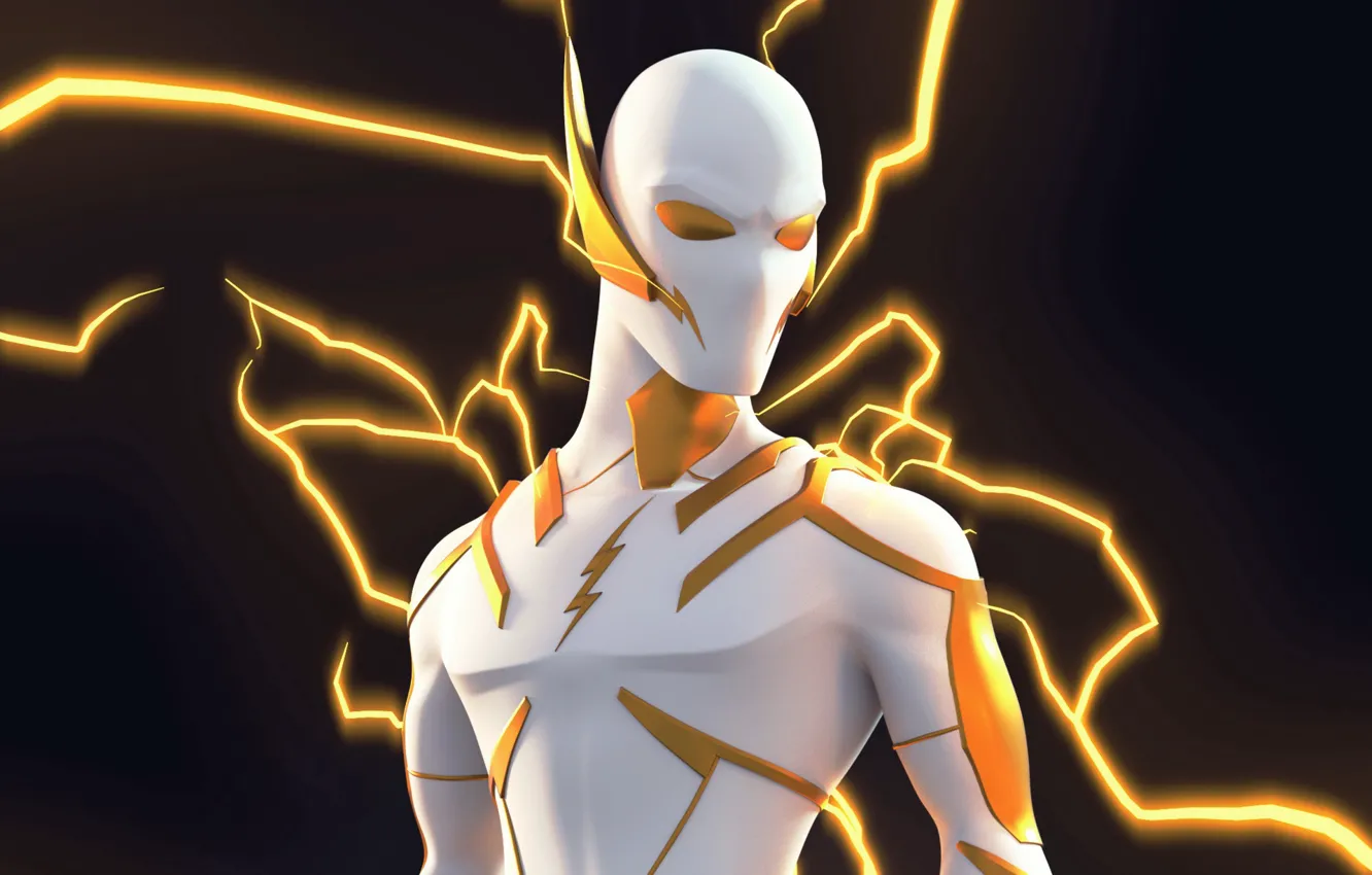 Photo wallpaper lightning, villain, comic, DC Comics, Godspeed, Speedster, Speedforce, the power of speed